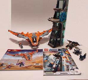 LEGO 76166 torre degli Avengers 76107 Thanos 76036