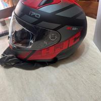 Casco rosso nero