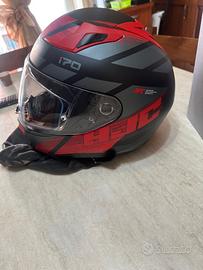 Casco rosso nero