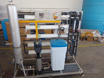 Produzione acqua osmotizzata.