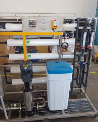 Produzione acqua osmotizzata.