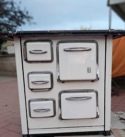 stufa a legna con forno  rex