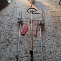 Decespugliatore multifunzione con tagliasiepi