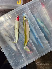 2 canne spinning scimano piu artificiali