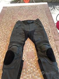 Pantaloni da moto in pelle tg. 54
