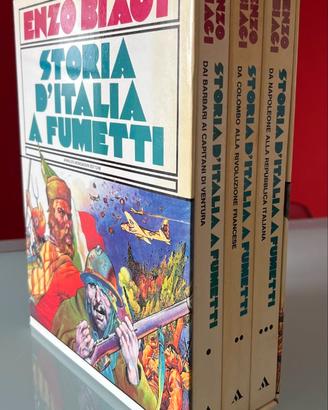 Enzo Biagi STORIA D'ITALIA A FUMETTI 1980