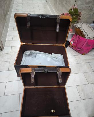 set bauli stile vintage