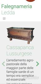 cassapanca tradizionale