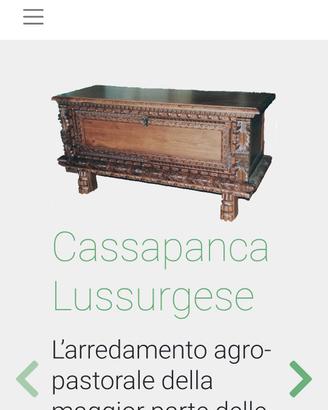 cassapanca tradizionale