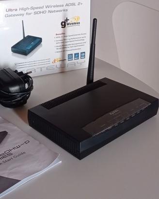 ROUTER ZYXEL P-660HW-D1  WIRELESS ADSL2+  NON TEST
