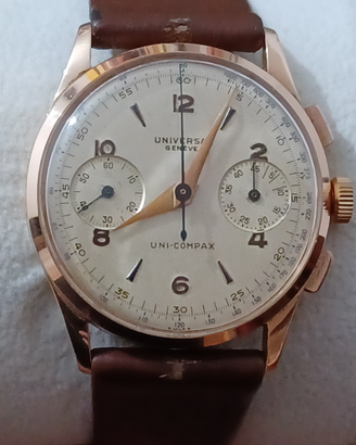 Orologio vintage Universal Geneve uni-compax