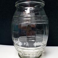 Vaso in vetro per caramelle originale anni 60