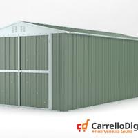 Box garage auto in Acciaio 327x611 19mq verde