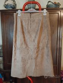 Gonna Weekend Max Mara in pelle
