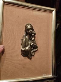 vintage quadro in rilievo 