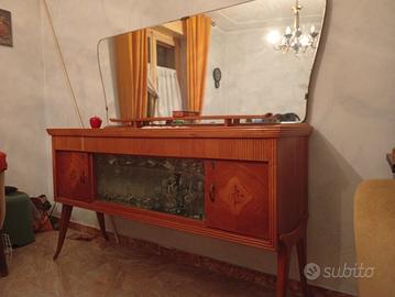 BUFFET E CONTROBUFFET LEGNO INTARSIATO