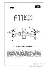 Manuale in Italiano Drone SJRC Z5 o F11 o F11 4K