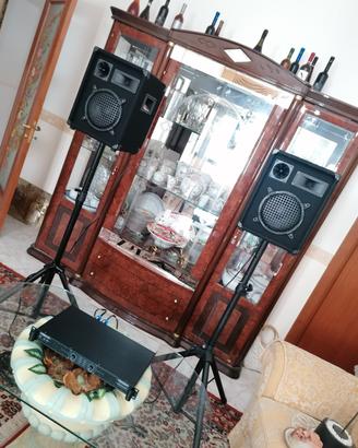 impianto audio passivo completo  
