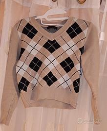 Maglietta corta a scacchi