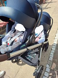 Cybex gazelle S gemellare 2 sedute 2 ovetti e cest