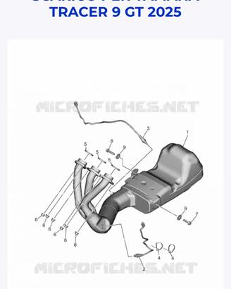 Scarico completo originale tracer 9gt anno 2025