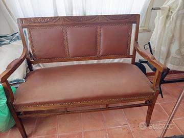Antico Divano  +6 sedie periodo 1940/50