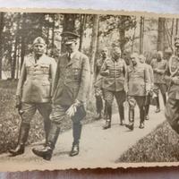 Fotografia epoca nazista Hitler con Mussolini 1938