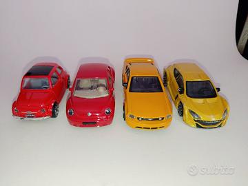 Lotto 4 Modellini Burago Bburago Auto Vintage 1/43