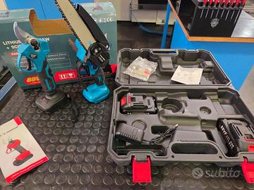 Kit potatura a batteria