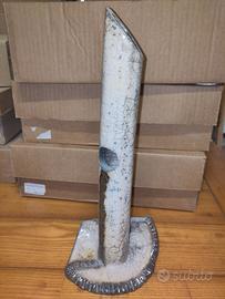 Vaso decorativo/porta candela in ceramica raku