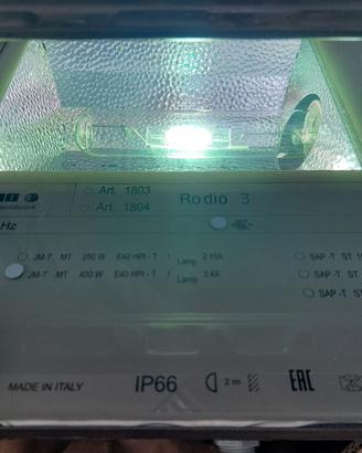 faro lampada Disano Rodio 3 - 400W IP66