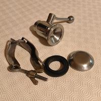 Valvola a sfera inox 1" garolla per vino olio