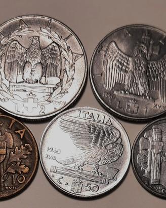 REGNO ITALIA SERIE IMPERO 2° tipo 1940 BB/SPL