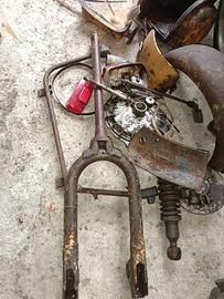forcella lambretta li mozzo tamburo fanale filtro