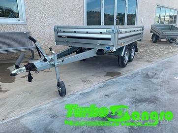 Rimorchio Ellebi con freni doppio asse