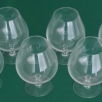 6 Bicchieri in cristallo liscio "Peill"