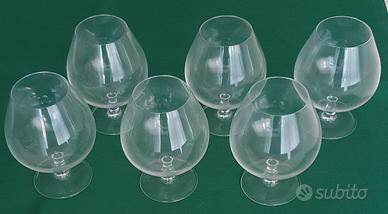 6 Bicchieri in cristallo liscio "Peill"