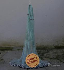 Rezzaglio 12mt Nylon rete 12mm con anello e tirant