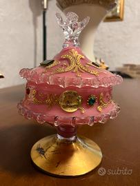 Porta oggetti vintage rosa