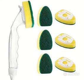 spugna con manico contenitore detersivo