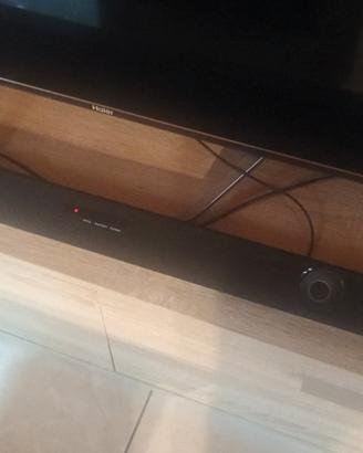 soundbar LG con subwoofer dolby 
