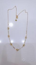 Collana fantasia con sfere in oro 18kt 750