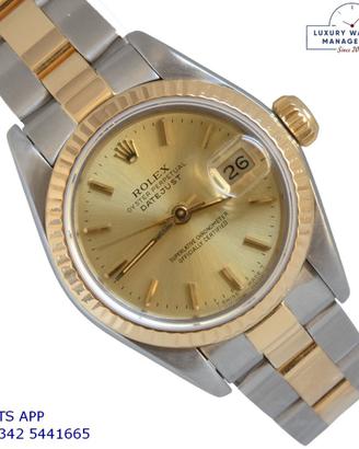 Rolex Datejust 69173 Ladies 26MM champagne dial