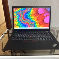 NOTEBOOK LENOVO THINKPAD T480S INTEL I7 16GB RAM
