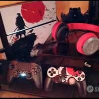 ⛩️🇯🇵PS4+NACON + CUFFIE + B.RIC. + 4 GIOCHI⛩️⛩️ 