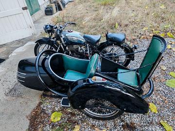 Moto con Sidecar del 1940