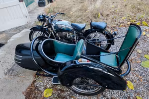 Moto con Sidecar del 1940