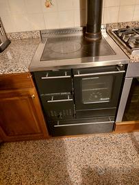 Stufa a legna Rizzoli con forno - come nuova