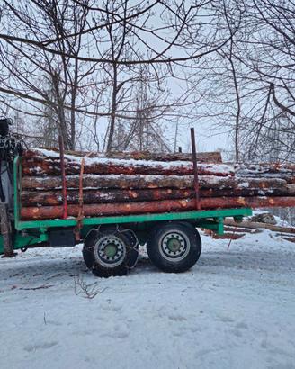 Rimorchio forestale Zaccaria Zam 140