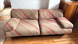 Divani Saporiti anni 80, rivestiti tessuto Missoni